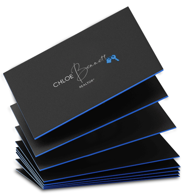 Painted Edge Business Cards